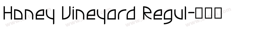 Honey Vineyard Regul字体转换